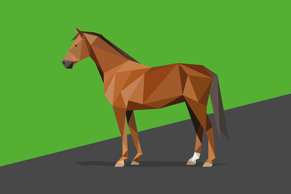 Wild animals in low poly style, an Animal Illustration by Volkan Aydemir (Photo 5 of 12)