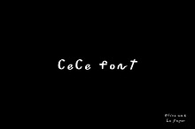Handwritten CeCe Font