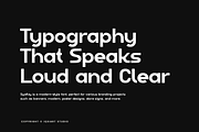 Syafixy - Ligatures Logo Font, a Sans Serif Font by Iqsiart Studio (Thumbnail 2 of 14)
