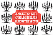 Candle silhouette vector, an Illustration by Amazin_art (Thumbnail 1 of 13)