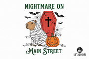 Halloween Capybara Sublimation PNG, an Illustration by Dream Creation (Thumbnail 9 of 17)