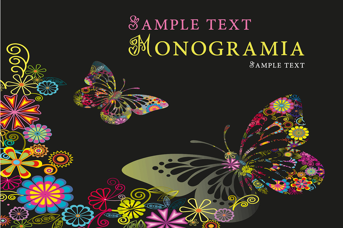 Monogramia Dual Style, a Script Font by Dz Akali (Photo 1 of 6)