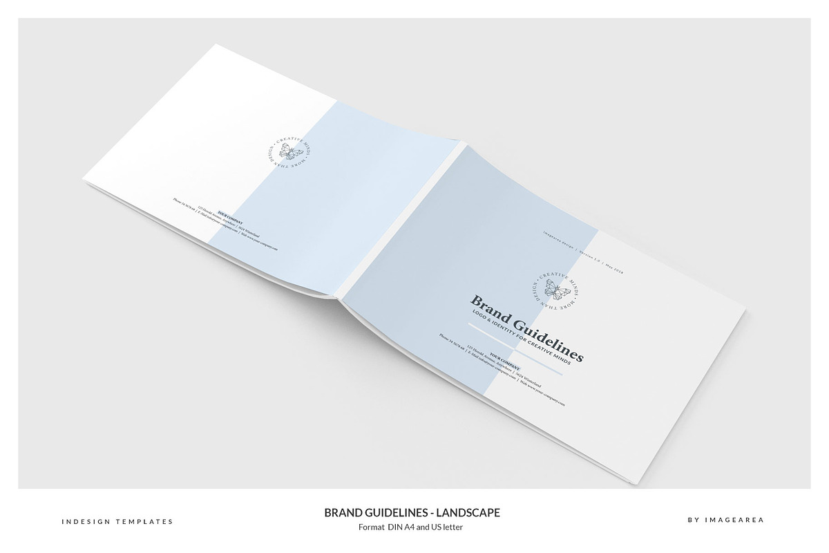 Brand Guidelines - Landscape, a Brochure Template by Imagination Area (Photo 12 of 13)
