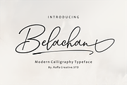 Belachan Signature, a Script Font by Raffa Creative (Thumbnail 1 of 9)
