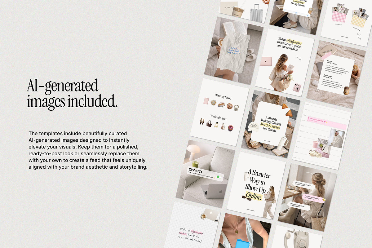2026 Yellow Pink Instagram Templates, a Social Media Template by Wildnun Studio (Photo 4 of 9)