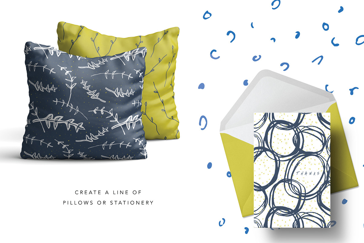Modern Leaves | Seamless Patterns, a Pattern Graphic by The Collective Studio (Photo 8 of 12)