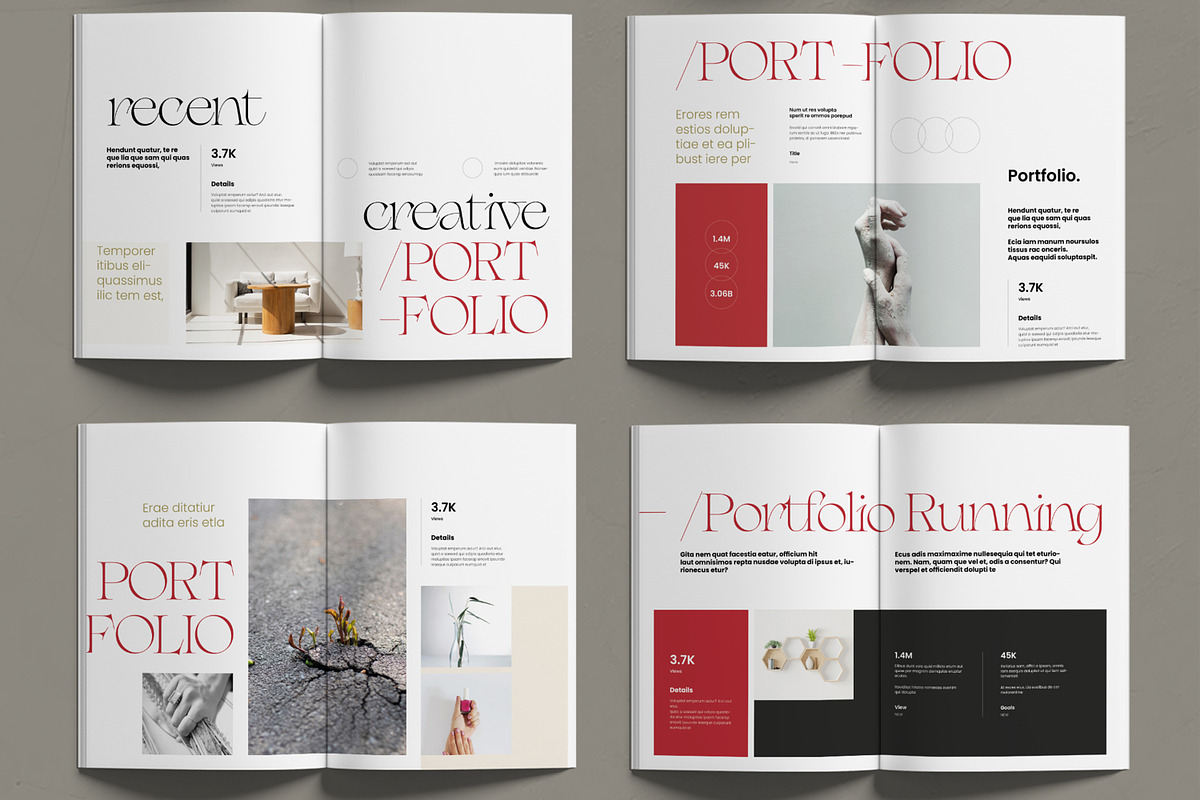 Creative Portfolio Brochure Layout, a Brochure Template by MightyDesign (Photo 3 of 6)