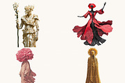 Surreal Art Floral Characters, a Person Illustration by BusyDaydesign (Thumbnail 5 of 9)