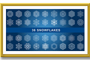 Set of Round Snowflakes With Winter, a Texture Illustration by FineArtStudio (Thumbnail 3 of 3)
