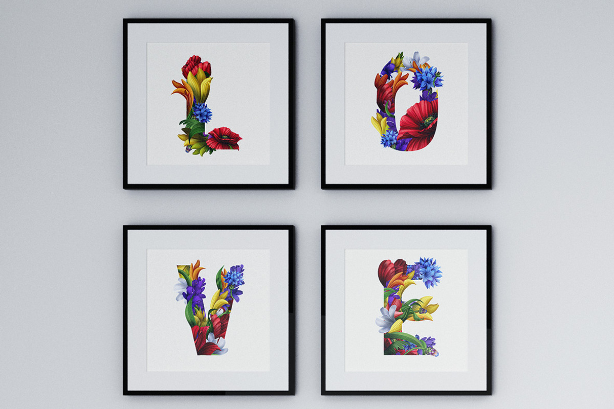 Flowers Wacomka Font, a Font by Handmadefont (Photo 7 of 10)