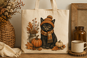 Vintage Fall Autumn Animals Clipart, an Object Graphic by Daisy Design (Thumbnail 3 of 14)