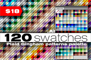 120 Swatches Plaid Patterns