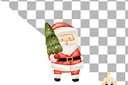 Christmas Watercolor Clipart, a Decorative Illustration by Natalya_Mona_Art (Thumbnail 6 of 7)