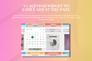 Google Sheets Social Media Planner, a Social Media Template by SociallyyCreative (Thumbnail 6 of 9)