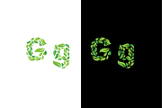 Eco letter set, a Decorative Illustration by airunreal (Thumbnail 12 of 33)
