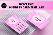 Y2K Business Card, Retro Aesthetic, a Business Card Template by PLANETSEL (Thumbnail 1 of 5)