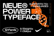 Neue Power Font Family, a Sans Serif Font by Power Type™ Foundry (Thumbnail 1 of 10)
