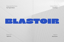 Blastoir - Expanded Bold Sans Serif