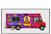 Super Smash Burgers Truck Design, a Food Illustration by CarWrap design (Thumbnail 3 of 4)