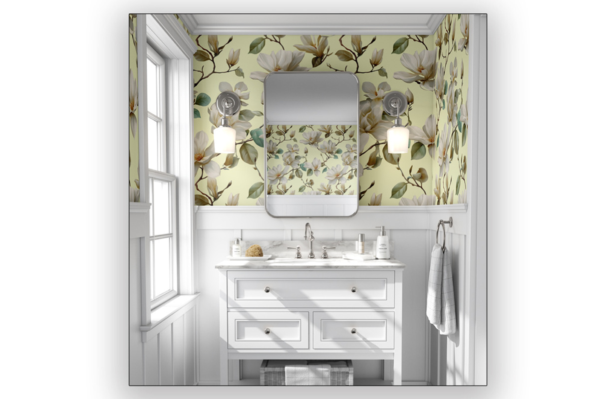 Magnoria - Magnolia Flowers Pattern, a Decorative Illustration by Brush Berry Studios (Photo 4 of 4)