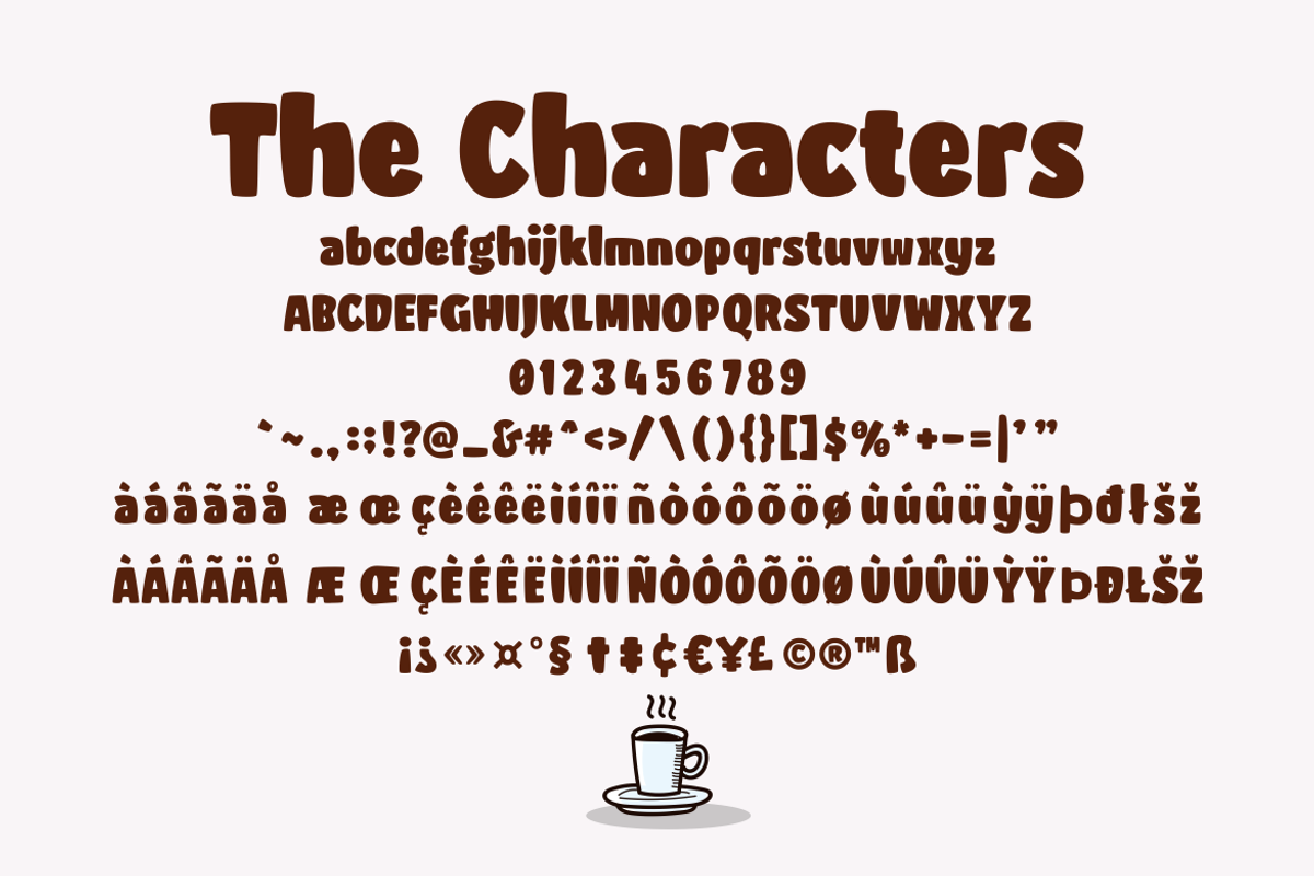 Cup of Joe, a Sans Serif Font by namistudio (Photo 4 of 6)