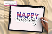 Balloon Letter Procreate Builder Set, a Brush Add-On by My Fancy Design Shop (Thumbnail 9 of 10)