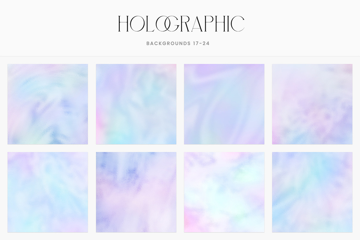 Holographic Foil Paper Textures, a Texture Graphic by Aurora Graphics (Photo 5 of 5)