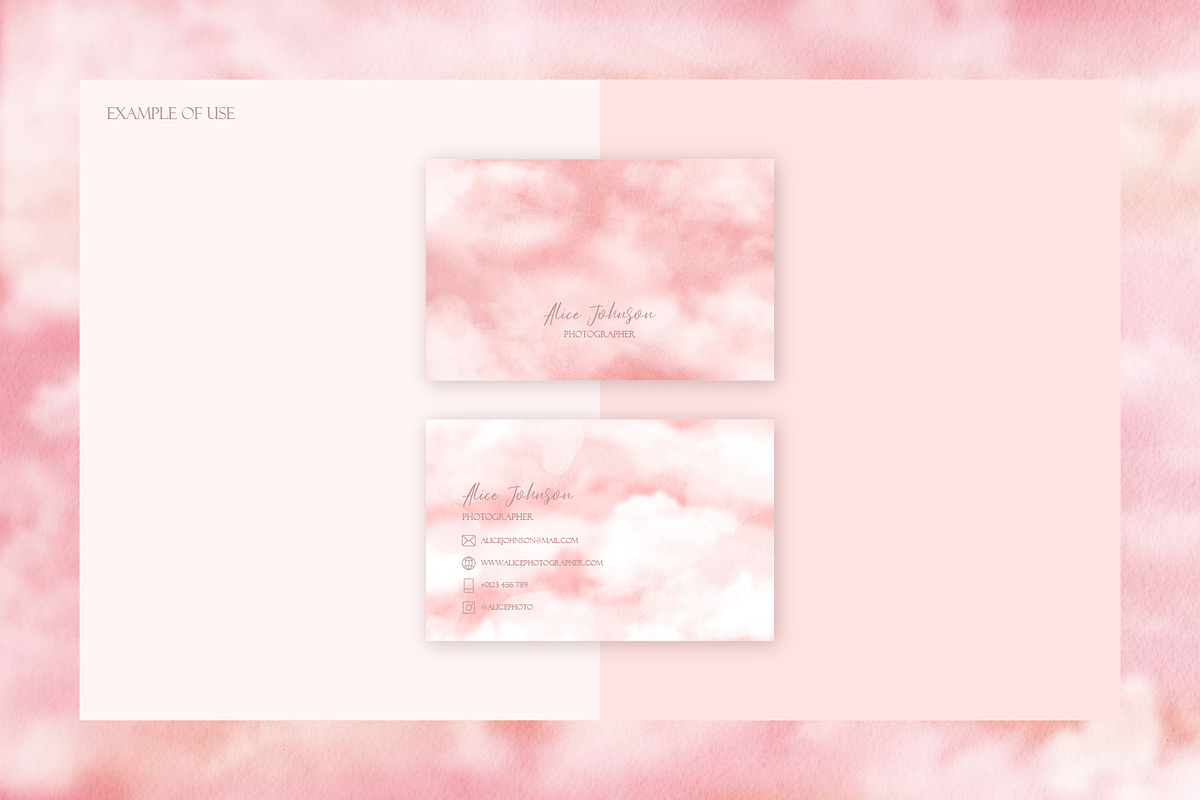Fluffy Sky Watercolor Backgrounds, a Texture Graphic by Tiger and Flower (Photo 4 of 10)