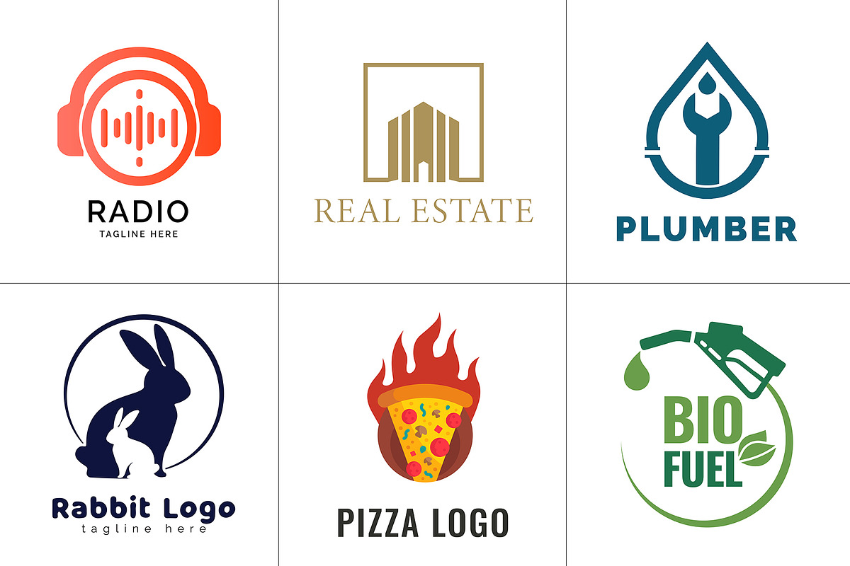 800+ Professional Logos Bundle, a Branding & Logo Template by Design Forest (Photo 28 of 48)