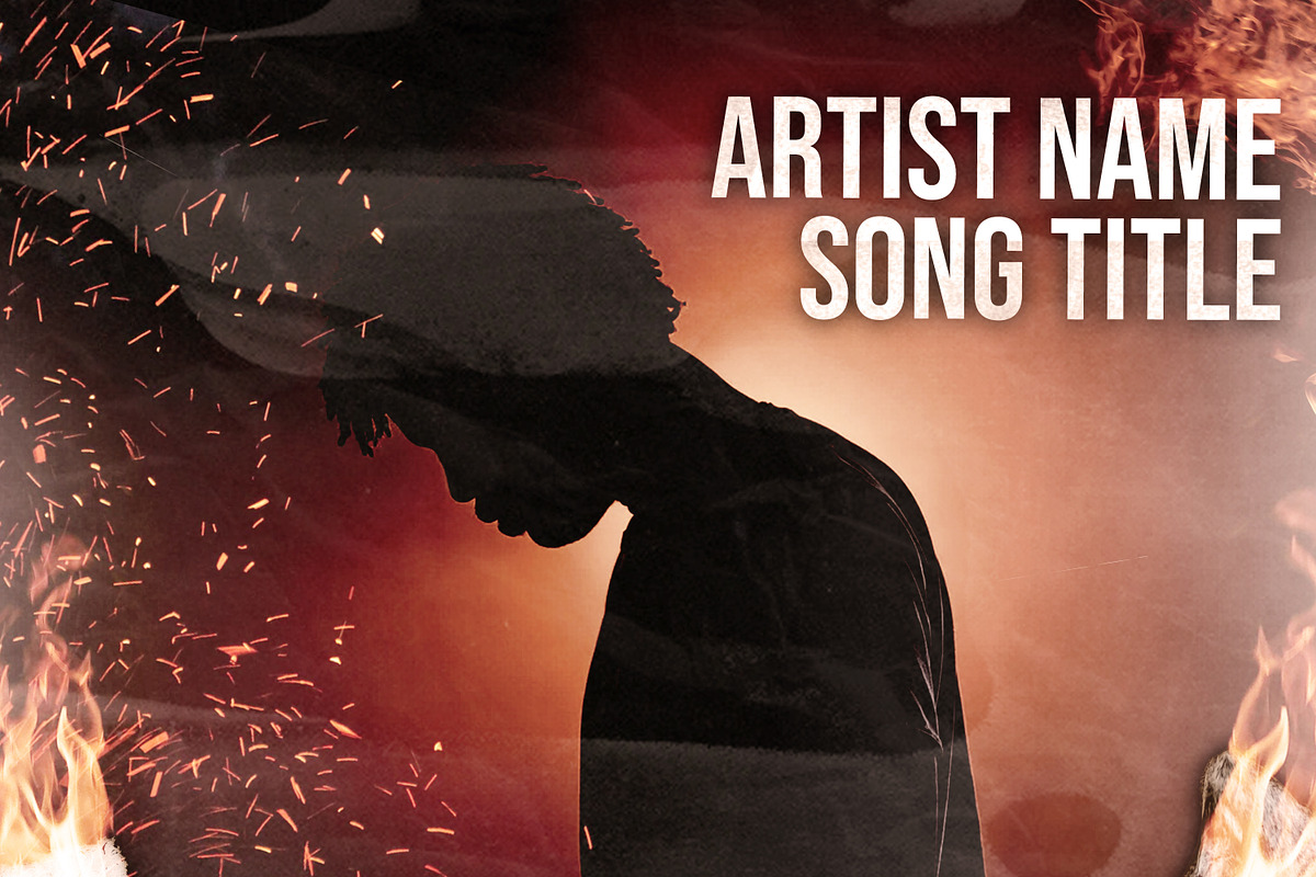 COVER ART TEMPLATE V1, a Templates & Theme by castanearias (Photo 3 of 3)