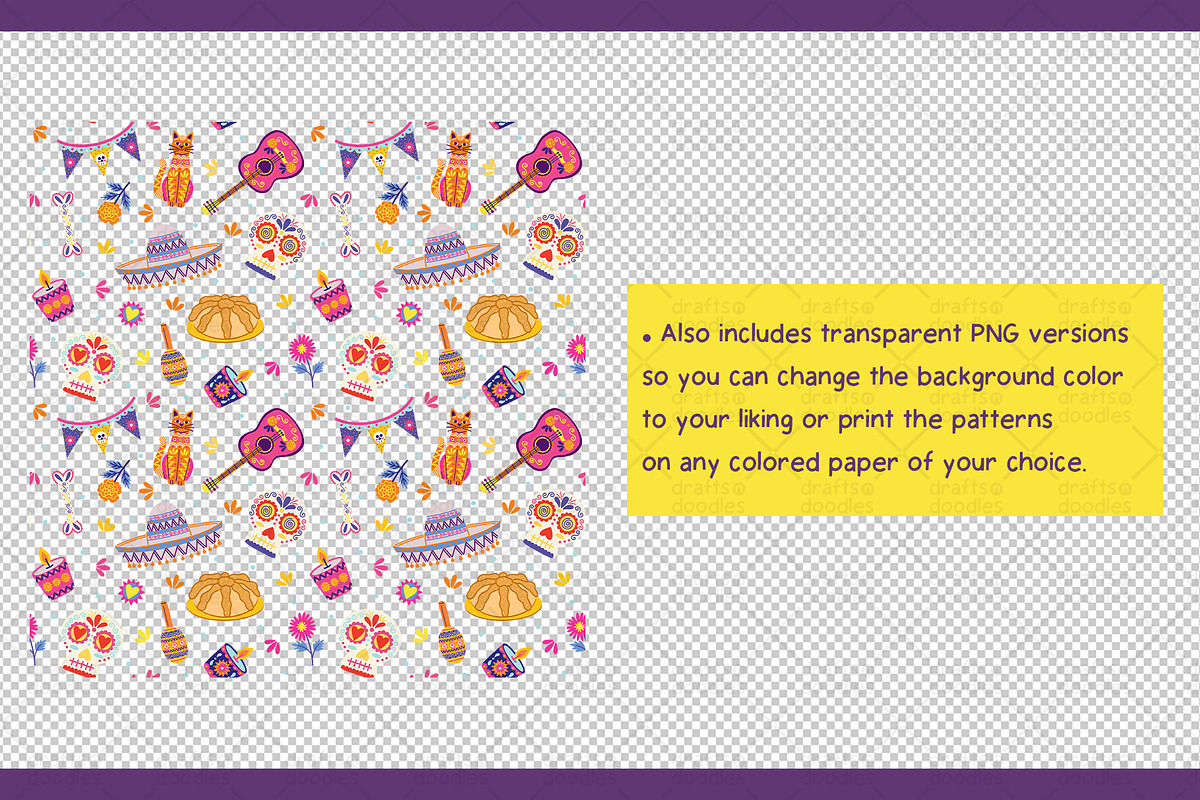 Day of the Dead Graphic Set, a Pattern Graphic by Drafts n Doodles (Photo 6 of 6)