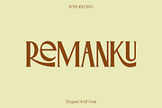 Remanku Elegant Serif, a Serif Font by Luna Shop (Thumbnail 1 of 10)