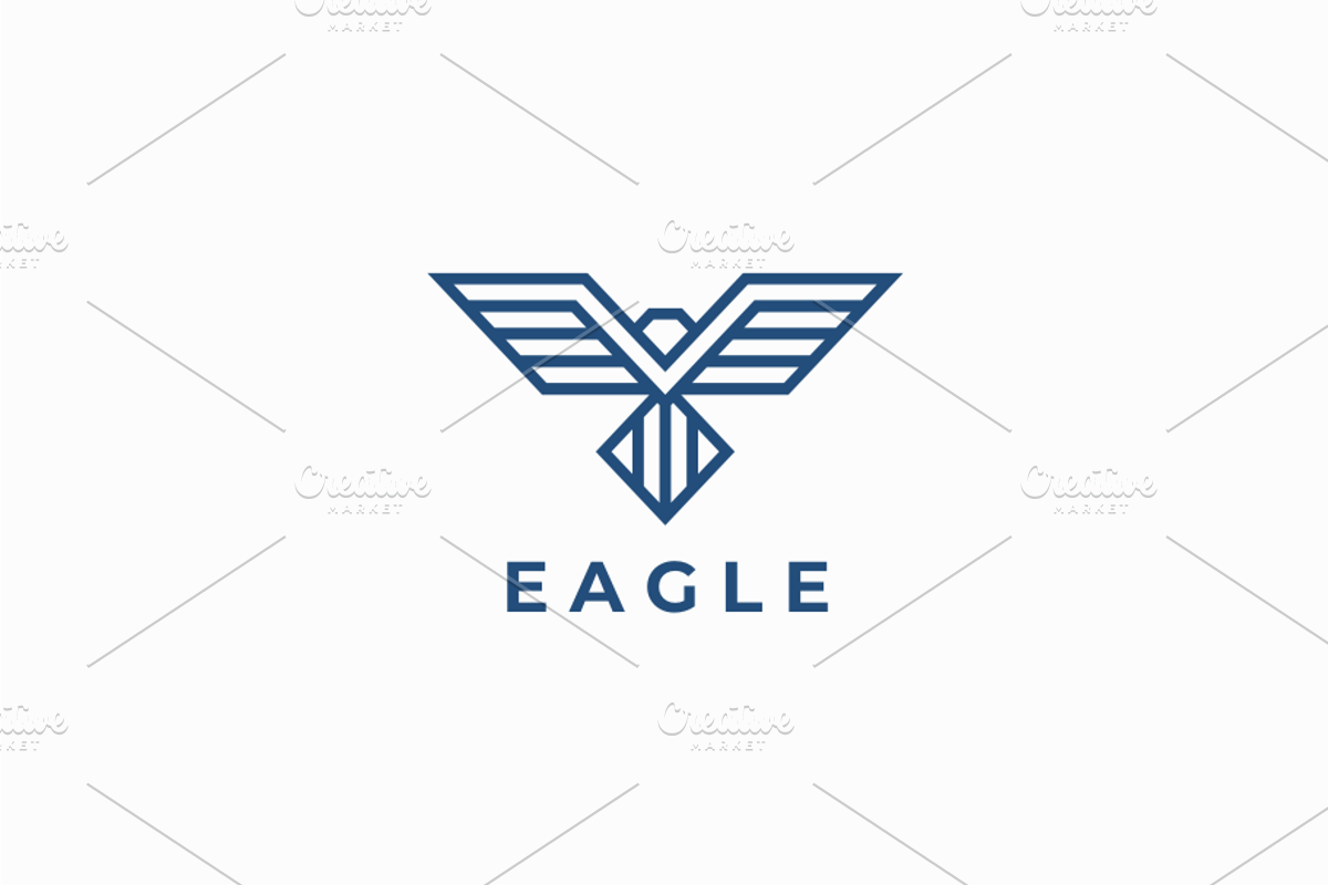 Geometric Eagle Logo, a Branding & Logo Template by yopie (Photo 2 of 3)