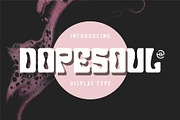 DOPESOUL - Display Typeface, a Sans Serif Font by Havinkpen (Thumbnail 1 of 5)