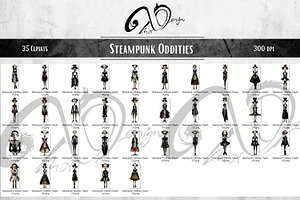 Steampunk Oddities: Paper Dolls