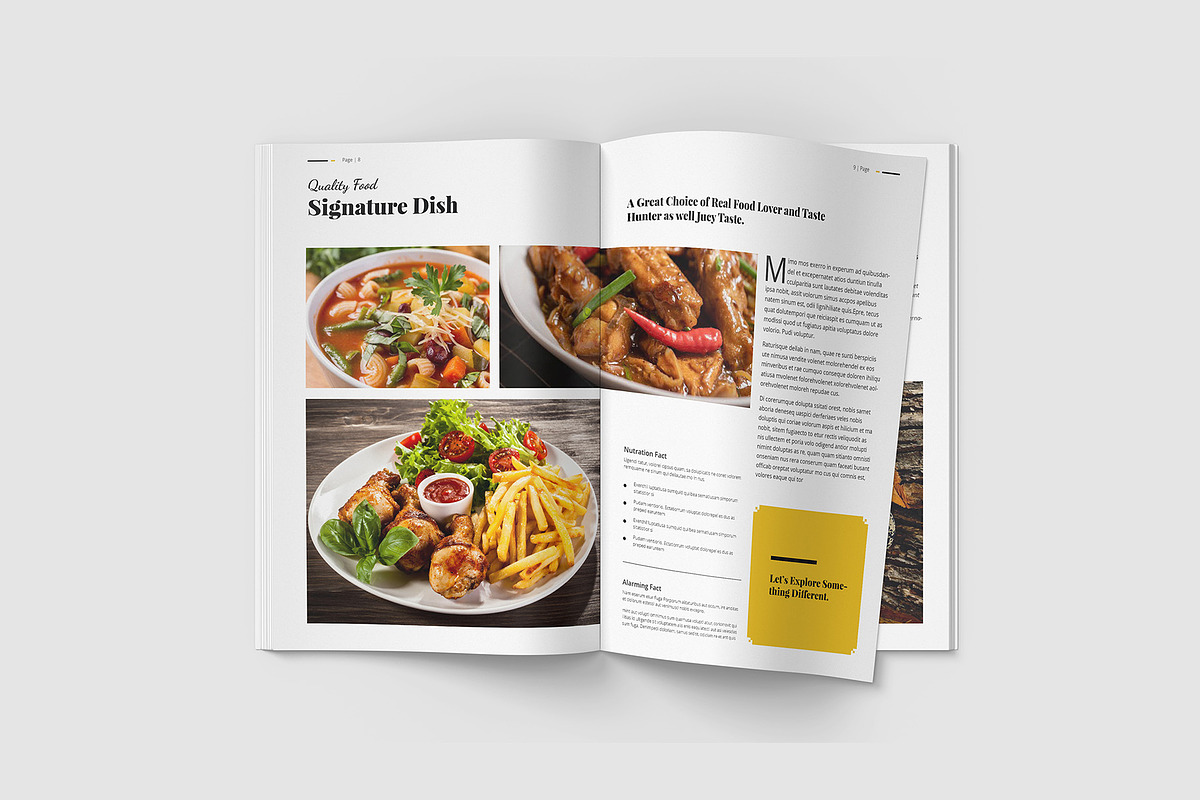 Food Magazine Hotel | Restaurant, a Magazine Template by astutedesign11 (Photo 5 of 13)