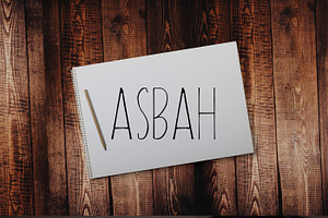 Asbah Serif Font