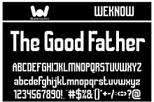 The Good Father font
