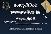 Bolonqui - handmade font duo, a Script Font by MaGo (Thumbnail 8 of 10)
