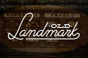 Old Landmark Font, a Script Font by HRDR (Thumbnail 1 of 10)