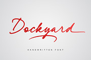 Dockyard | Handwritten Font, a Script Font by Lemonthe (Thumbnail 1 of 9)