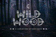 Wild Wood Font + Extras, a Font by GraphicsByKassy (Thumbnail 1 of 11)