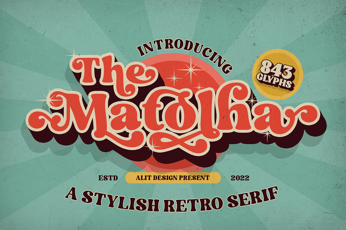 Matolha Typeface, a Serif Font by alit design (Photo 1 of 17)