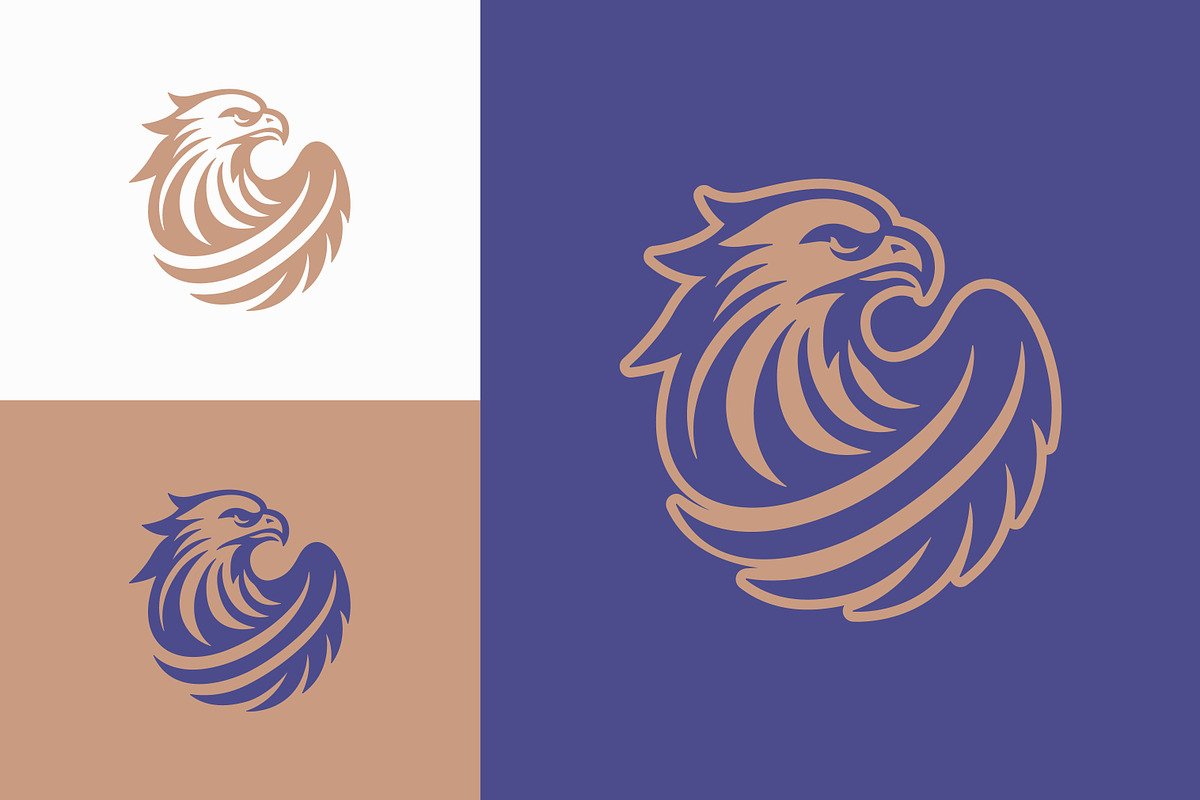 Eagle Wing Logo Sports Team, a Branding & Logo Template by Signatoro