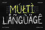 Scrawlpunk - Scribbles Font, a Handwritten Font by FLYERWRK (Thumbnail 3 of 10)