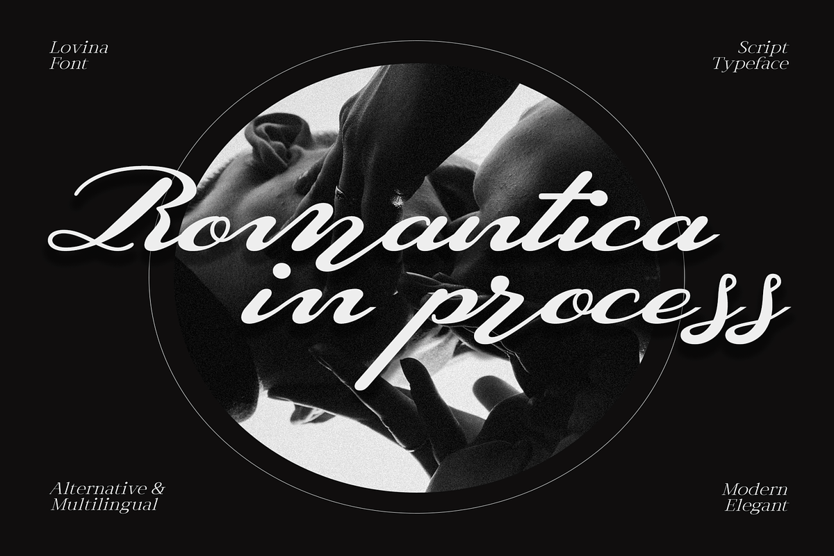 CF Lovina - Beautiful Elegant Script, a Script Font by Indotype Foundry (Photo 5 of 10)