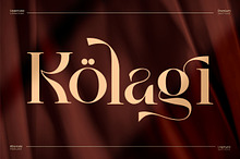 Kolagi ||  Modern Classy Serif Font