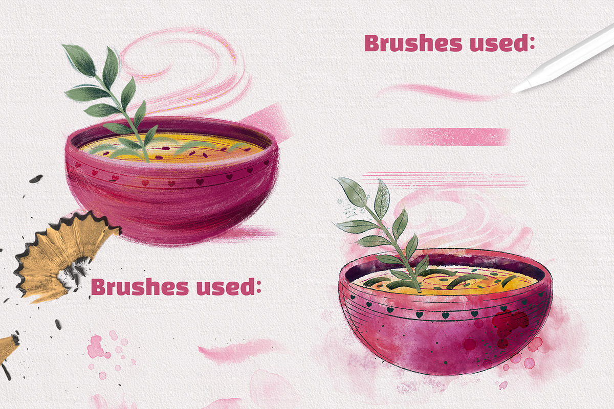 Wet & Dry Photoshop Brush Set, a Brush Add-On by Shoutbam (Photo 7 of 10)