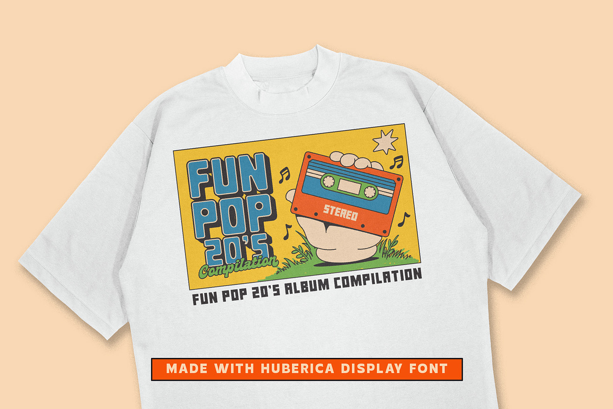 TNSC Huberica - Display Font, a Sans Serif Font by The Native Saint Club (Photo 4 of 14)