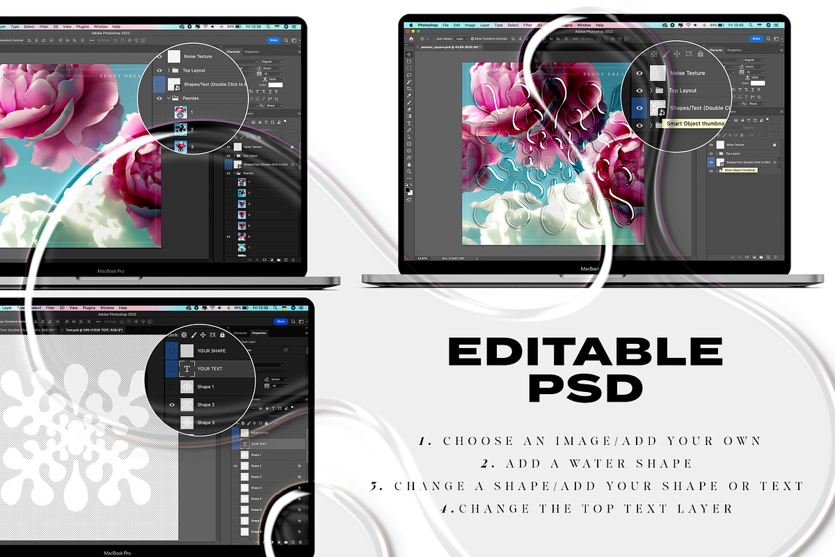 Peony Dreams: Illustration & Texture, a Background Graphic by marmarina (Photo 4 of 13)